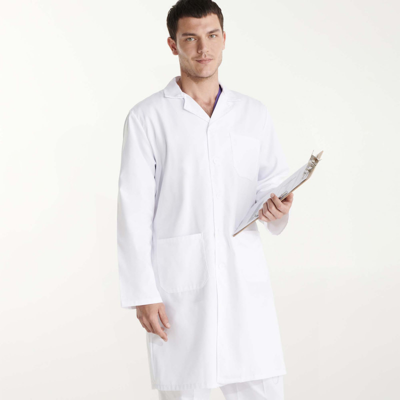 Bata de sanidad unisex ROLY 9094 VACCINE - Imagen 2